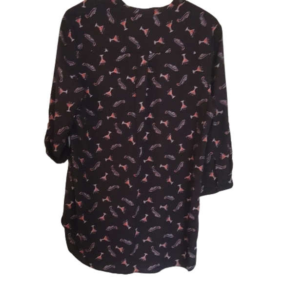 BRODY Myles tunic blouse long sleeve sz medium - Picture 3 of 5